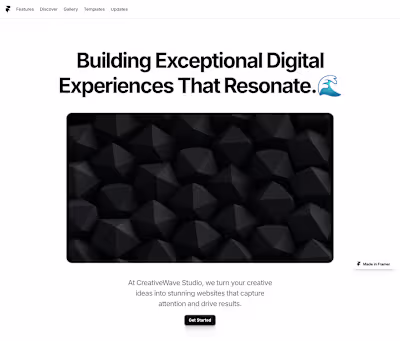 CreativeWave Studio | Premier Web Design & Development Agency