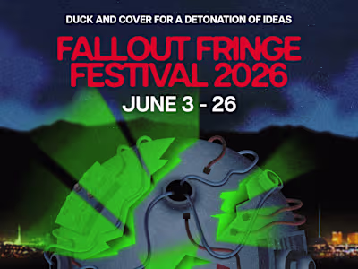 Designed this poster for the 2026 Fallout Fringe Festival, a...
