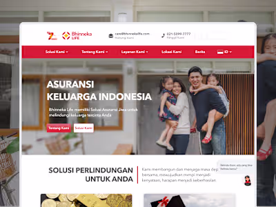 Insurance - Landing page Design