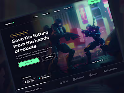 Figther X Website