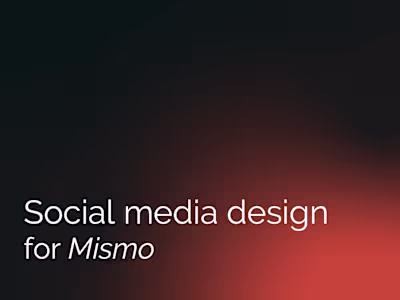 Social Media design for Mismo