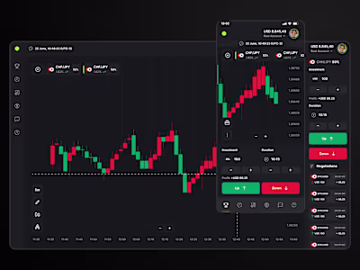 Trade Platform: UI/UX Design for Performance

