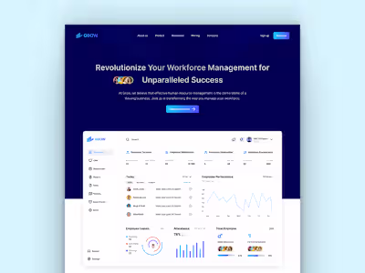 GROW-HR Management Platform Website