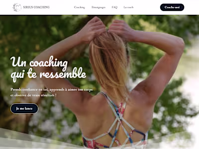 Holistic Coach Landing Page