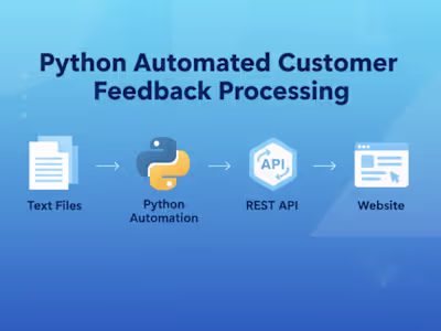 Python Automated Processing & Upload of Customer Feedback