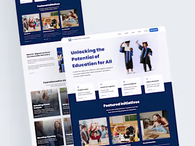 UX & UI | Department of Education
