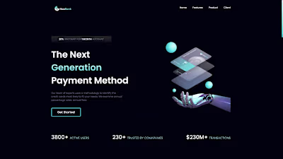 HooBank | Mordern SAAS website