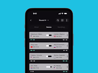 Chessever | Mobile App Design