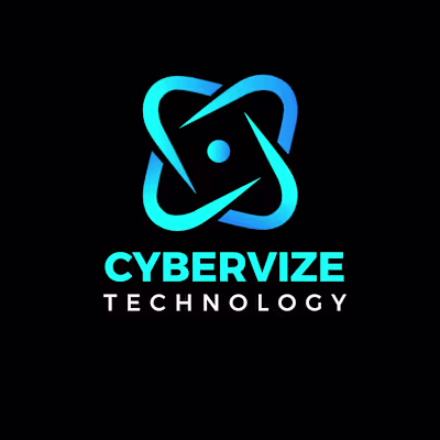 Cybervize Branding Logo Design Project By Justin Lord