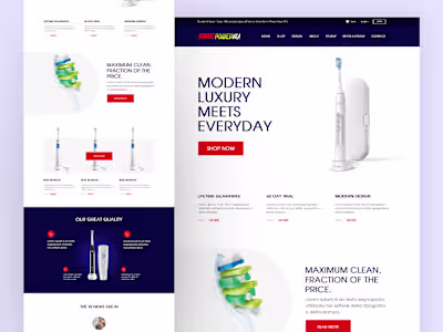 Automatic Brush Website Design