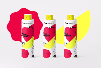 Packaging design for GARNIER 