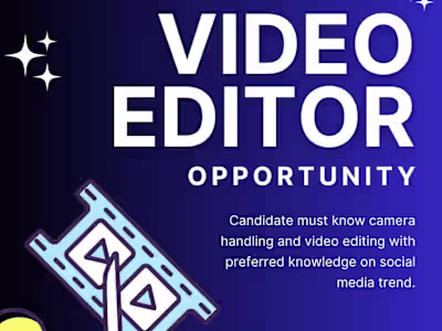 Creative Video Editor | Motion + Clean Cuts