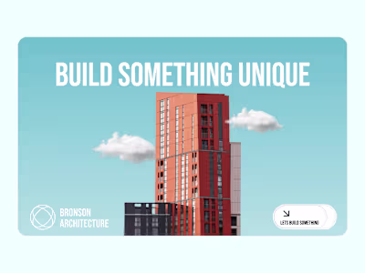Bronson Architecture (Framer Website)
