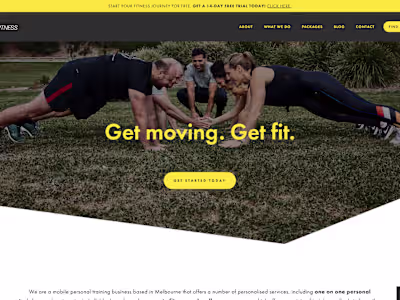 Saint Fitness | Website Redesign