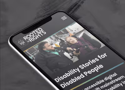 Rooted In Rights Website Design