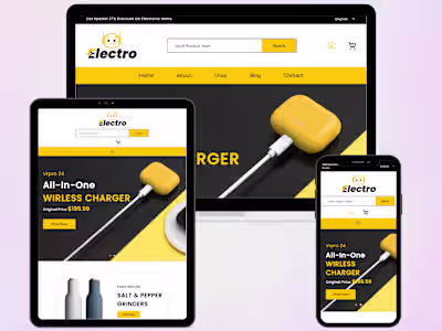 Electro Web design