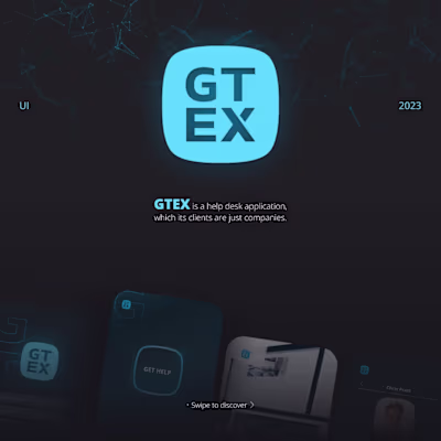 GTEX | App UI Design