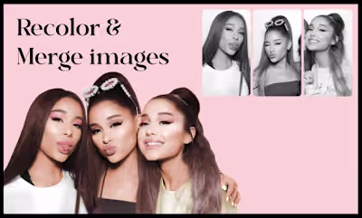 Recoloring black and white photo's