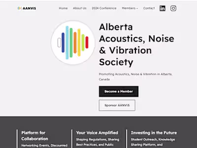 Alberta Acoustics, Noise & Vibration Society