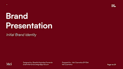 Brand Identity Creation for Makeup brand