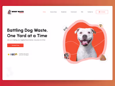 Woof Waste Warriors Website Design & SEO