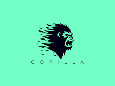 Gorilla Vector Logo For Sale!