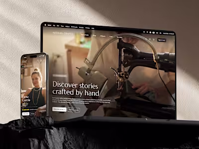Artisan Crafts - Web Design