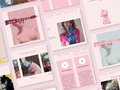 Website Redesign for "Apokosmo Creations" 