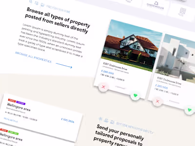 Property request UI/UX design