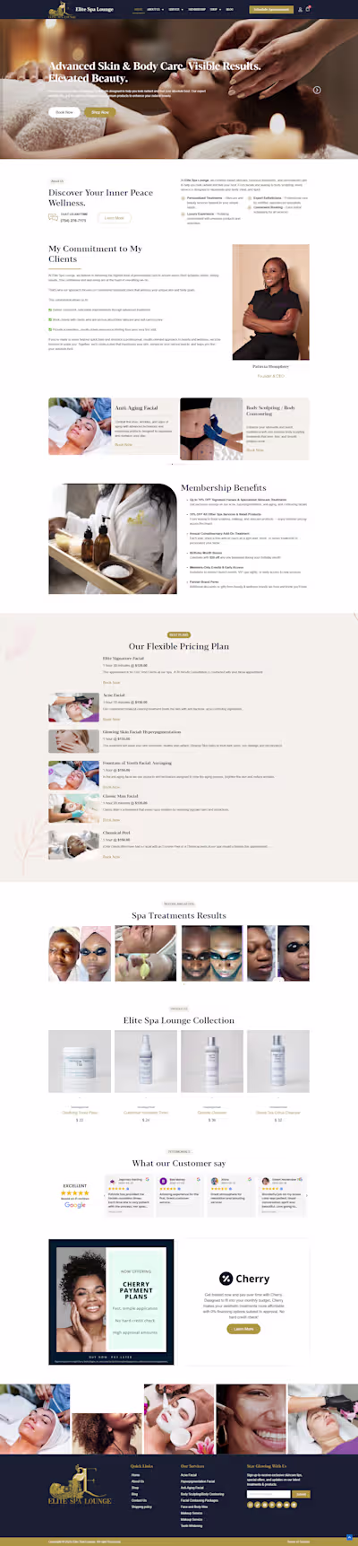 Designing Tranquil Landing Pages for Elite Spa Experiences