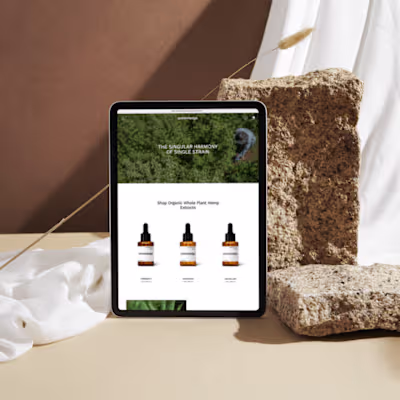 Acknowledge CBD Shopify Website