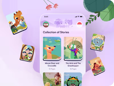 Dongengin - Design & App Development for a Children's Book App