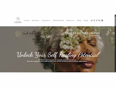 Designed and built a full-service