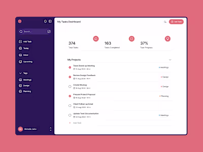 Kona - Task Management Dashboard App