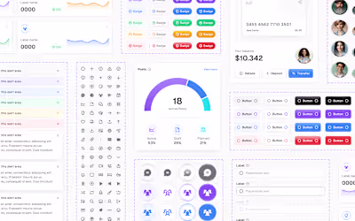 SparkleUI✨ - Easy to use design system for Figma