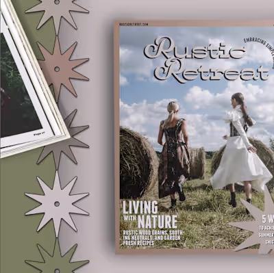 Branding Rustic Retreat Magazine – Simple Living, Timeless Charm