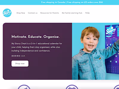 My Starry Chart website