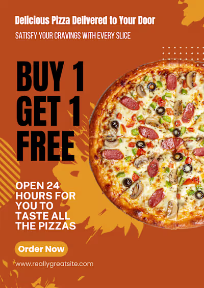 Poster For a Pizza Company.
