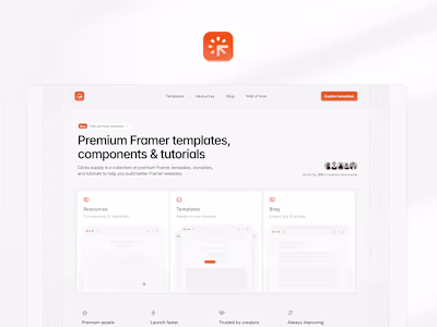 clicks.supply · Framer Templates, Components, & Tutorials