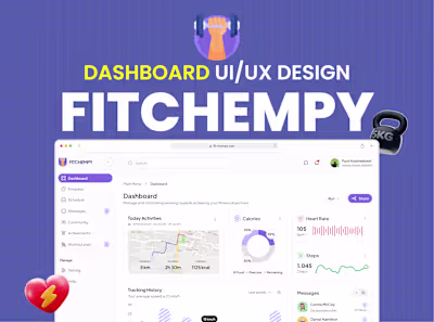 🏋️ FitChempy - Workout & Fitness Tracker Dashboard Design 🏃‍♀️