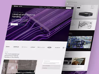 OTTO Motors Website and Graphic Design