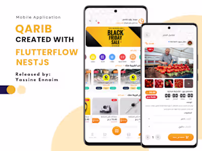Development of Qarib Local Commerce Marketplace