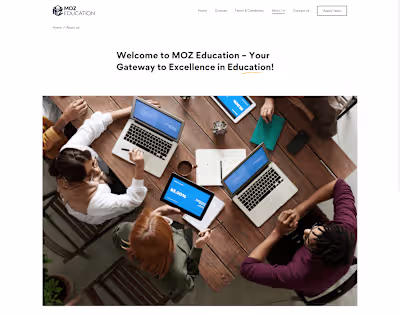 Moz Education - Education Consultancy Platform