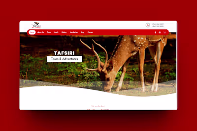 Tours & Travel Company Website