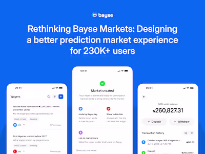 Rethinking Bayse Markets