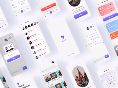 AirLoft - A Flights Booking Mobile App - UI/UX Design - Figma