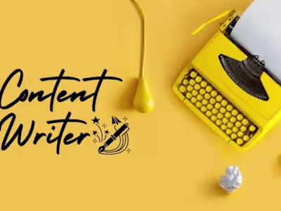 Content writing 
