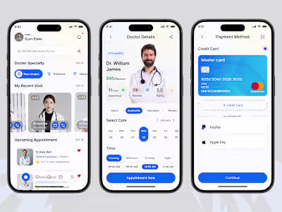 Doctor Appointment Mobile App UI Design