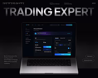 Vela Exchange - Dashboard Design