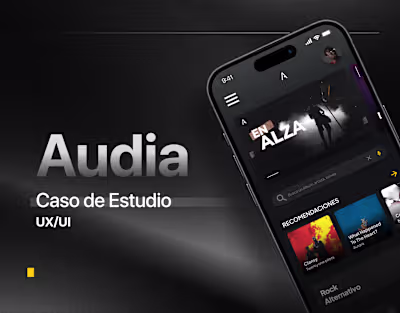 Audia App- Study Case UX/UI